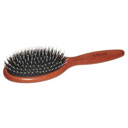 Hair brush with a rubber cushion, oval KELLER - 1