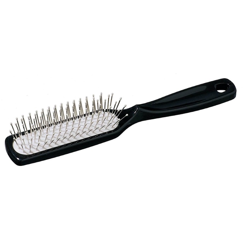 Hair brush 210 x 31 mm with black plastic handle KELLER - 1