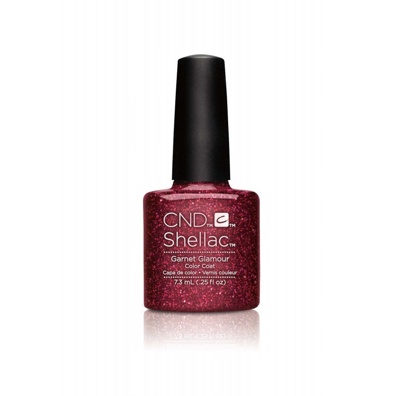 Shellac nail polish - GARNET GLAMOUR CND - 1