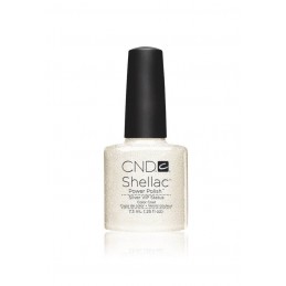 Shellac nail polish - SILVER VIP STATUS CND - 1