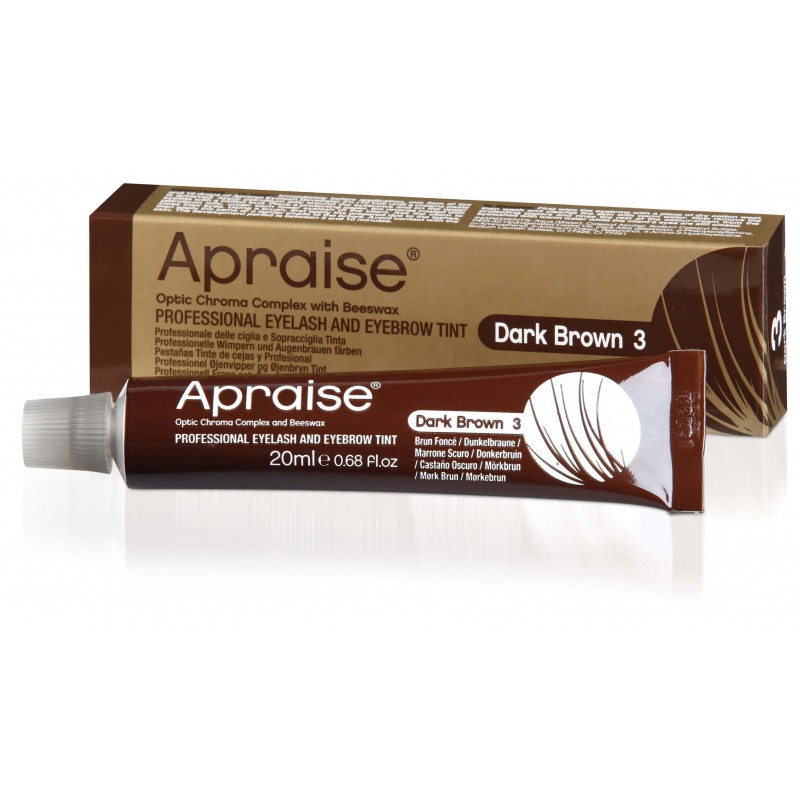 APRAISE® profesionalūs antakių ir blakstienų dažai ,Nr. 3, tamsiai rudi, 20 ml APRAISE - 2