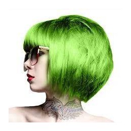 Crazy Color Semi Permanent Hair Colour Dye Cream by Renbow 68 Lime Twist CRAZY COLOR - 1
