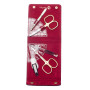 MANICURE SET KROKO, RED, 5PCS. Solingen - 2