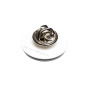 Small size round shape brooch in Black and white Kosmart - 3