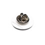 Small size round shape brooch in Black and white Kosmart - 3