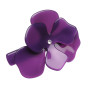 Medium size flower shape hair barrette in Violet Kosmart - 3