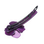 Medium size flower shape hair clip in Violet Kosmart - 2