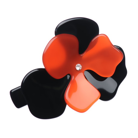 Medium size flower shape hair barrette in Multicolor Kosmart - 1