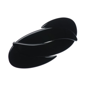 Medium size special ornament hair barrette in Black Kosmart - 1