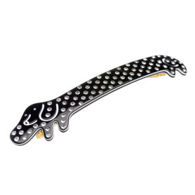 Medium size dog shape Hair barrette in Black and white Kosmart - 1