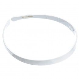 Medium size regular shape headband in White pearl Kosmart - 2