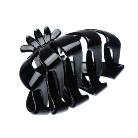 Large size regular shape hair jaw clip in Black Kosmart - 1