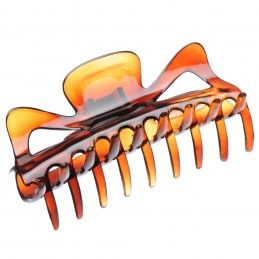 Large size regular shape hair jaw clip in Brown Kosmart - 1