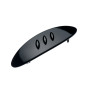 Small size oval shape Hair clip in Black Kosmart - 1