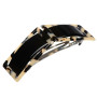 Large size rectangular shape hair barrette in Mixed colour texture Kosmart - 1