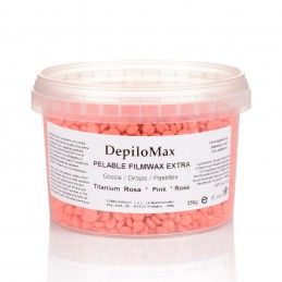350 gr./ jar rozā karsto FILMAX vaska pilienu depilācijai DIM - 1