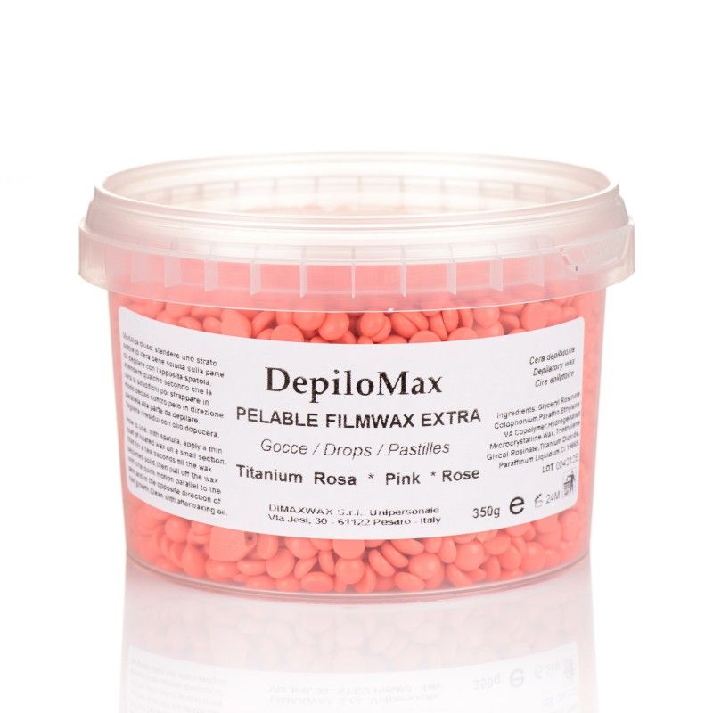 350 gr./ jar rozā karsto FILMAX vaska pilienu depilācijai DIM - 1