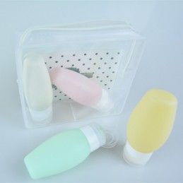 White reusable silicone container for cosmetic Comwell.pro - 10