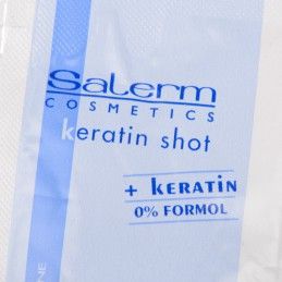 Keratin shot shampoo, 10ml + Deep impact mask, 10ml Salerm - 3