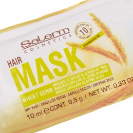 Kaukė plaukams su kviečių gemalais (10ml mėginukas) Salerm - 2
