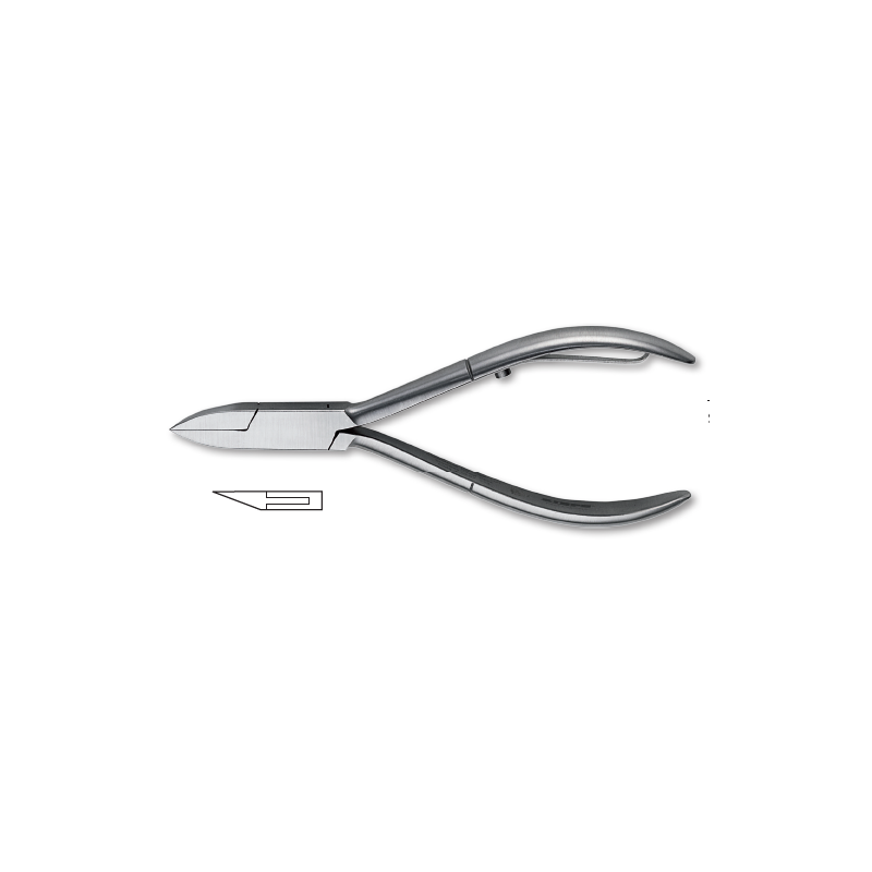 Nail nipper for ingrown nailes, stainless steel, size 11cm Kiepe - 1