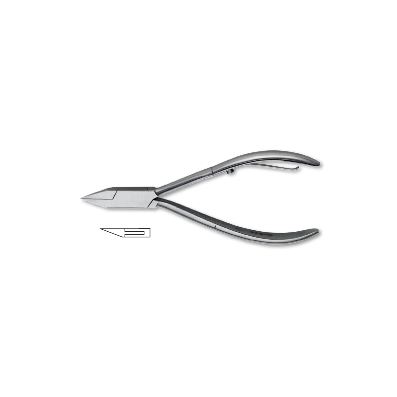 Nail nipper for ingrown nailes, stainless steel,  size 13cm Kiepe - 1