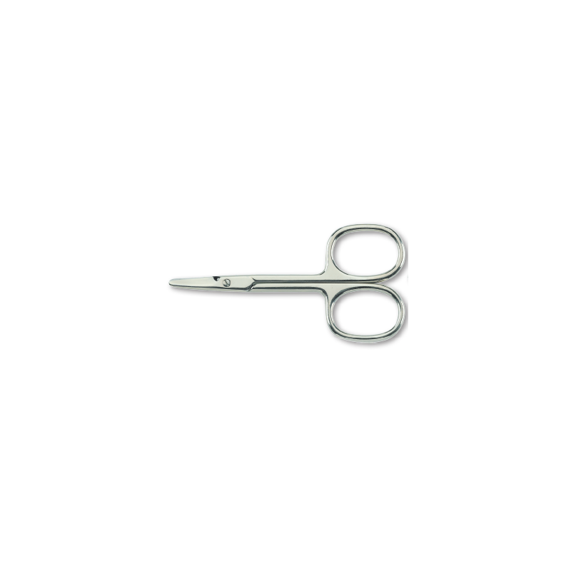 Baby nail scissors carbon steel, nickel plated, blades  3,5'' Kiepe - 1
