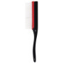 Denman black hairbrush with 5 row nylon pins DENMAN - 2