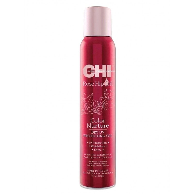 CHI ROSE HIP Dry Spray Oil for Hair Protection and Shine, 150 g CHI Professional - 1