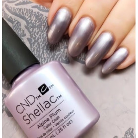 Shellac nail polish - ALPINE PLUM