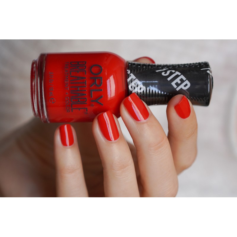 Orly Breathable 1 Step Nail Polish- Cherry Bomb