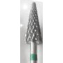 Carbide Nail Drill Bit in silver plating, 1 pcs , Mod. DB-09-2