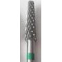 Carbide Nail Drill Bit in silver plating, 1 pcs , Mod. DB-09-4