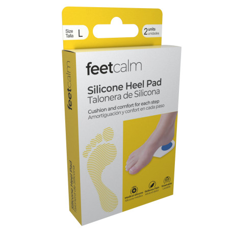 Silicone Heel Pad - Size L, 1 pair