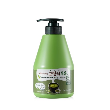 Kwailnara Green Tea Milk Body Cleanser, 560ml