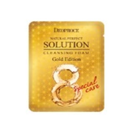 TESTER, Deoproce Natural Perfect Solution Cleansing Foam Gold Edition , 2,5 ml