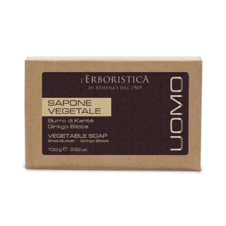 Soap vegetable L'Erboristica UOMO for men, 125g.