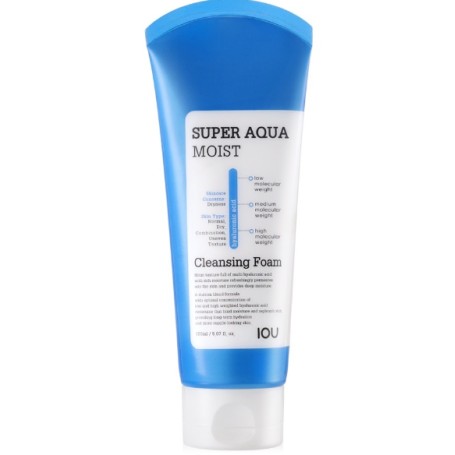 IOU Super Aqua Moist Cleansing Foam, 150ml