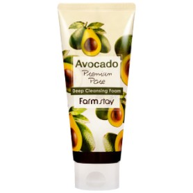 Farmstay Avocado Premium Pore Deep Cleansing Foam, 180ml