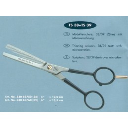 Thinning scissors,38/39 teeth with microserration. Tuckmar - 1