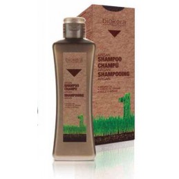 Biokera natura argan shampoo - plaukus atstatantis ir maitinantis šampūnas su argano aliejumi Salerm - 1