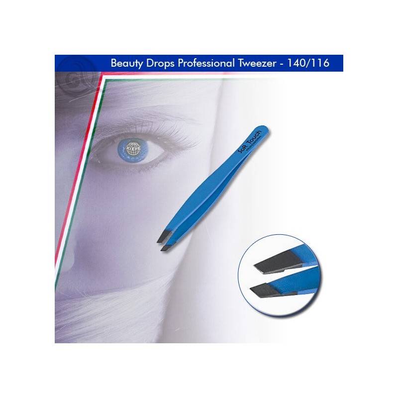 Tweezer Soft Touch BLUE, 95 mm Kiepe - 1