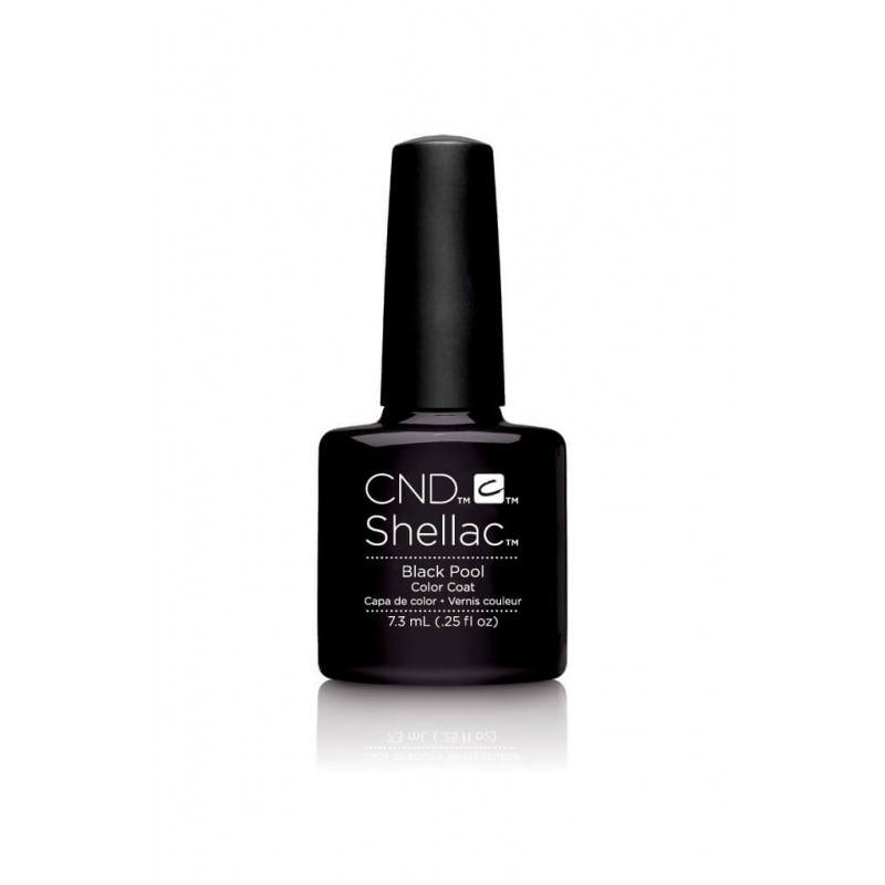 Shellac nail polish - BLACK POOL CND - 1