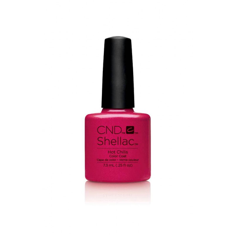 Shellac nail polish - HOT CHILIS CND - 1