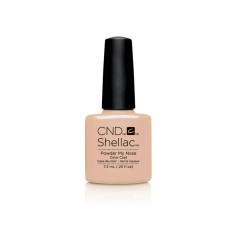 Shellac nail polish - POWDER MY NOSE CND - 1