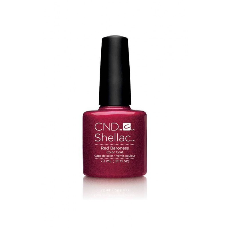 Shellac nail polish - RED BARONESS CND - 1