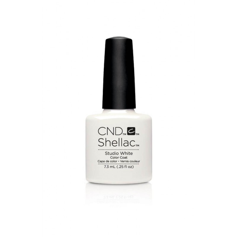 Shellac nail polish - STUDIO WHITE CND - 1