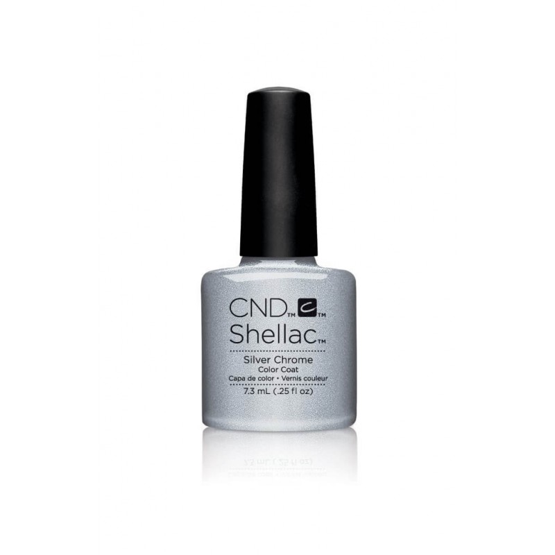 Shellac nail polish - SILVER CHROME CND - 1